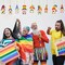 LGBT Gay Pride Wooden Gnome Ornaments - 31Pcs Wood Rainbow Gnome Elf Pendants with Ropes Love is Love LGBTQ Gay Couple Hanging Tags for Home Lesbian Pride Party Decorations Supplies